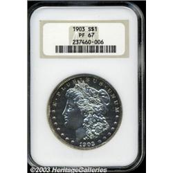 1903 S$1 PR67 NGC.