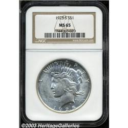 1925-S S$1 MS65 NGC.