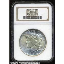 1928-S S$1 MS65 NGC.