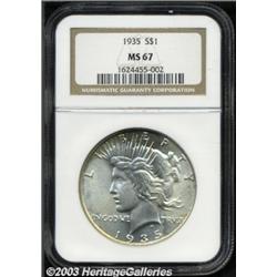 1935 S$1 MS67 NGC.