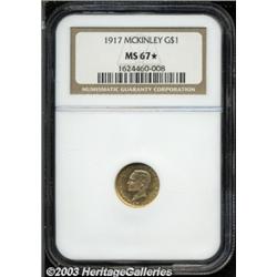 1917 G$1 McKinley MS67 S NGC.