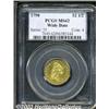Image 1 : 1798 $2 1/2 MS62 PCGS.