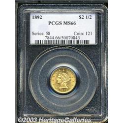 1892 $2 1/2 MS66 PCGS.