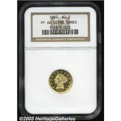 1897 $2 1/2 PR66 Ultra Cameo NGC.