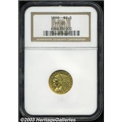 1910 $2 1/2 PR65 NGC.