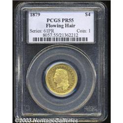 1879 $4 Flowing Hair, Judd-1635, Pollock-1832,