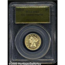 1857-S $5 MS63 PCGS.