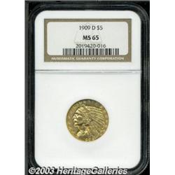 1909-D $5 MS65 NGC.