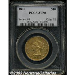 1870-CC $10 XF45 PCGS.