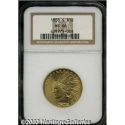 1908-S $10 MS66 NGC.