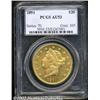 Image 1 : 1891 $20 AU53 PCGS.