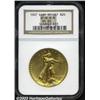 Image 1 : 1907 $20 High Relief, Wire Rim MS63 NGC.