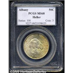 1936 50C Albany MS68 PCGS.