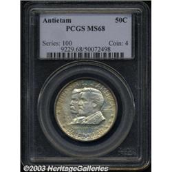 1937 50C Antietam MS68 PCGS.