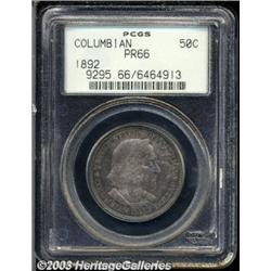 1892 50C Columbian PR66 PCGS.