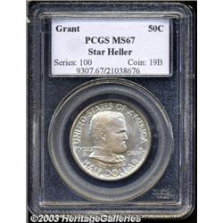 1922 50C Grant with Star MS67 PCGS.
