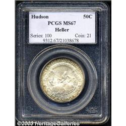 1935 50C Hudson MS67 PCGS.