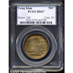 1936 50C Long Island MS67 PCGS.
