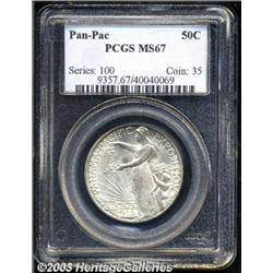 1915-S 50C Panama-Pacific MS67 PCGS.
