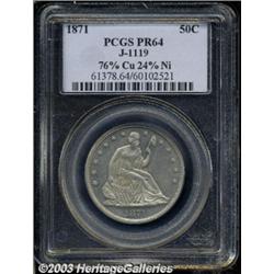1871 50C Half Dollar, Judd-1119, Pollock-1255,