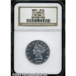 1885 $10 Ten Dollar, Judd-1755, Pollock-1968,