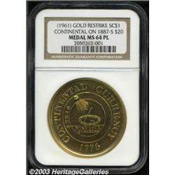 1961 Continental Dollar Restrike--Overstruck On