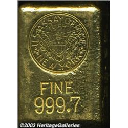 1951 Gold Ingot From the New York Assay Office.
