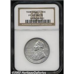 1928 50C Hawaiian Matte PR63 NGC.