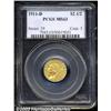 Image 1 : 1911-D $2 1/2 MS63 PCGS.