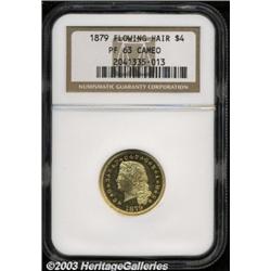 1879 $4 Flowing Hair, Judd-1635, Pollock-1832,