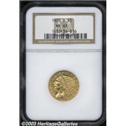 1909-D $5 MS63 NGC.