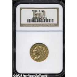 1910-D $5 MS61 NGC.
