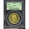 Image 1 : 1795 $10 9 Leaves MS60 PCGS.