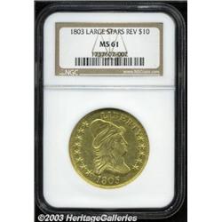 1803 $10 Large Stars Reverse MS61 NGC.