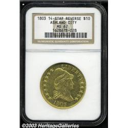 1803 $10 Extra Star MS62 NGC.