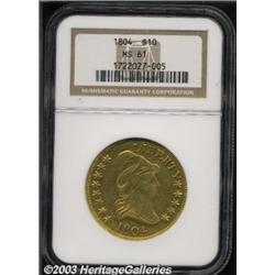 1804 $10 Crosslet 4 MS61 NGC.