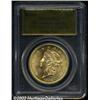 Image 1 : 1856-S $20 Full Serif, S Tilted Right MS62 PCGS