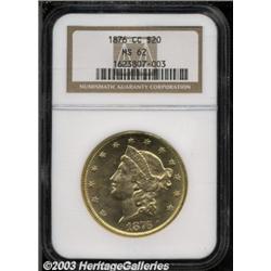1876-CC $20 MS62 NGC.