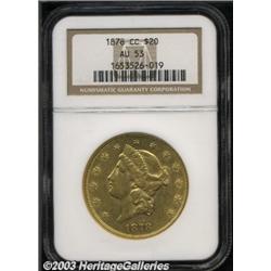 1878-CC $20 AU53 NGC.