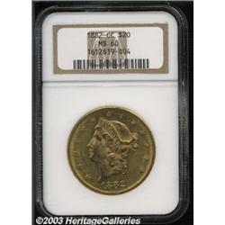 1882-CC $20 MS60 NGC.
