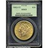 Image 1 : 1883-CC $20 MS63 PCGS.