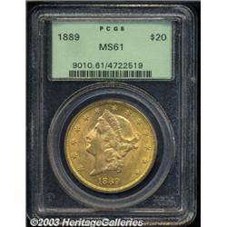 1889 $20 MS61 PCGS.