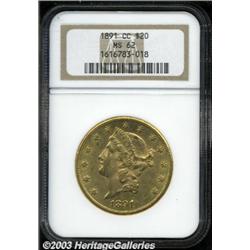 1891-CC $20 MS62 NGC.