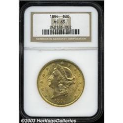 1894 $20 MS63 NGC.