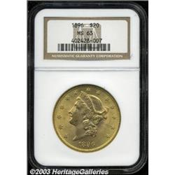 1896 $20 MS63 NGC.