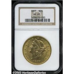1897 $20 MS63 NGC.