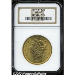 1897-S $20 MS63 NGC.