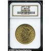 Image 1 : 1897-S $20 MS63 NGC.