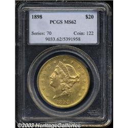 1898 $20 MS62 PCGS.