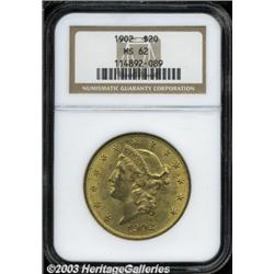 1902 $20 MS62 NGC.